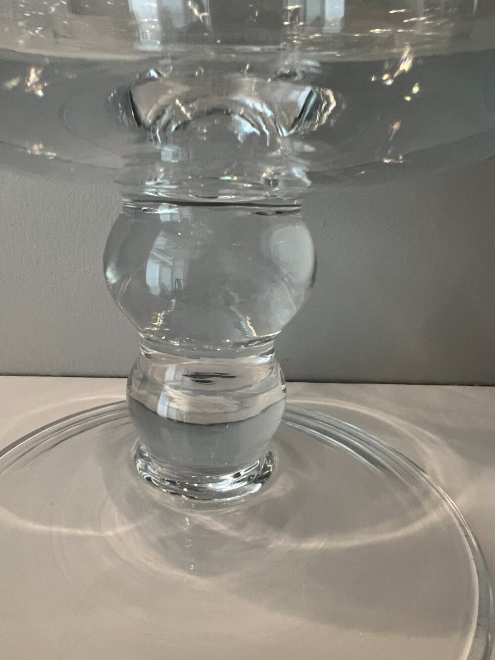 WILLIAMS SONOMA | Glass Hurricanes (Pair) with Candle Sleeves - Picture 3 of 8